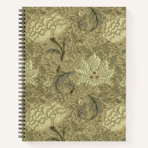 William Morris Windrush Floral Pattern: Vintage Notebook