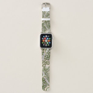 : William Morris Windrush Green Pattern: Vintage Apple Watch Band