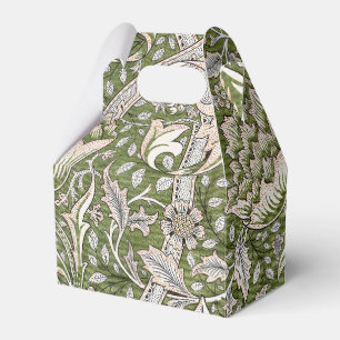: William Morris Windrush Green Pattern: Vintage Favor Boxes