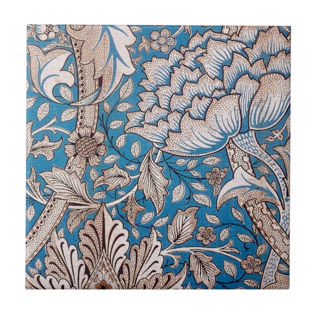 William Morris Windrush Tile (Front)
