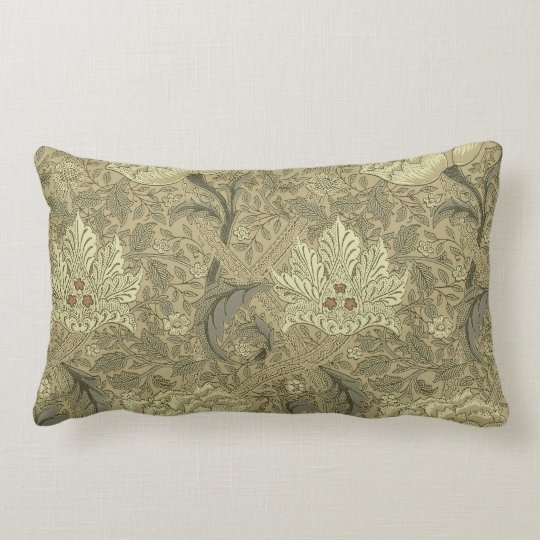 William Morris Fabric Cushion Pillow Cover Scroll Blue Designer Vintage