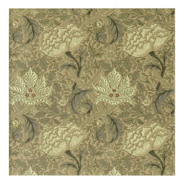 William Morris Windrush Wallpaper Pattern Acrylic Print (Front)