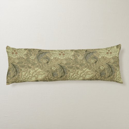 William Morris Windrush Wallpaper Pattern Body Pillow