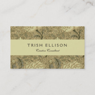 William Morris Windrush Wallpaper Pattern Business Card