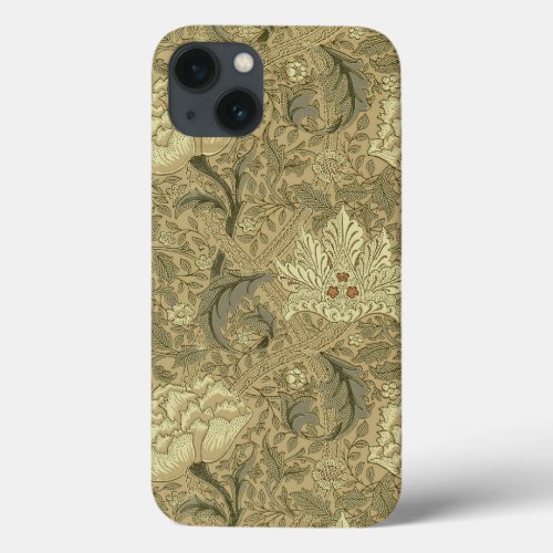 William Morris Windrush Wallpaper Pattern iPhone 13 Case