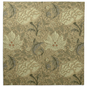 William Morris Windrush Wallpaper Pattern Cloth Napkin