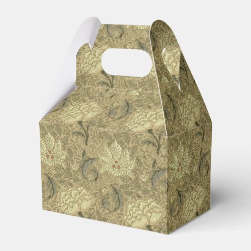 William Morris Windrush Wallpaper Pattern Favor Boxes