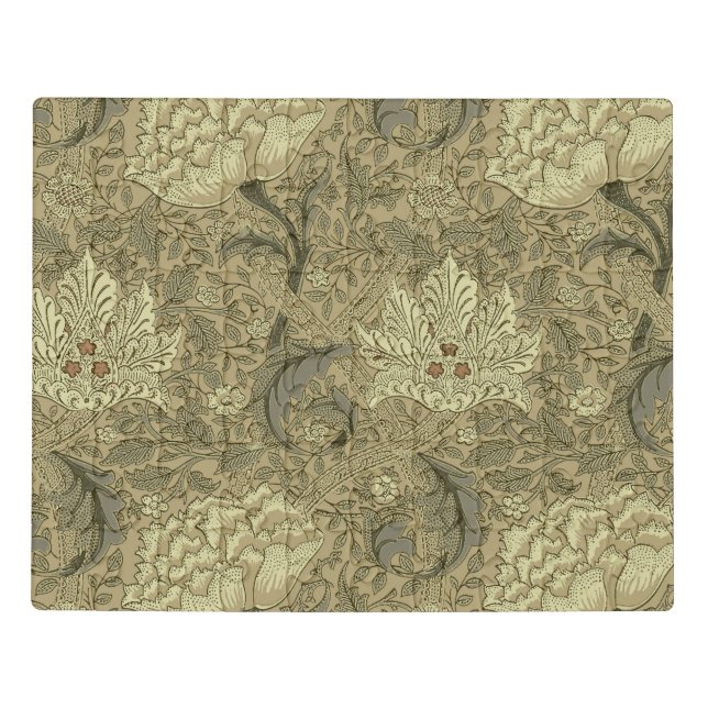 William Morris Windrush Wallpaper Pattern Jigsaw Puzzle (Puzzle Horizontal)