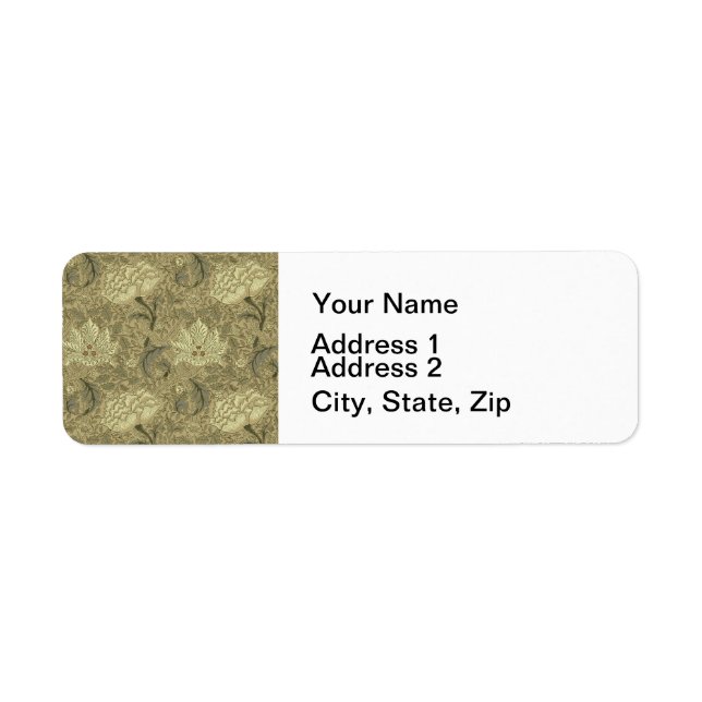 William Morris Windrush Wallpaper Pattern Label (Front)