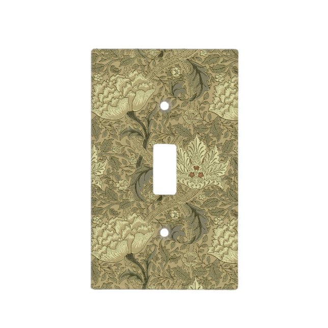 William Morris Windrush Wallpaper Pattern Light Switch Cover (Front)