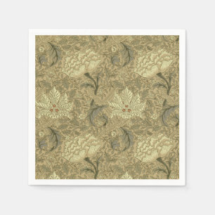 William Morris Windrush Wallpaper Pattern Napkins