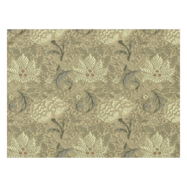 William Morris Windrush Wallpaper Pattern Tablecloth (Front (Horizontal))