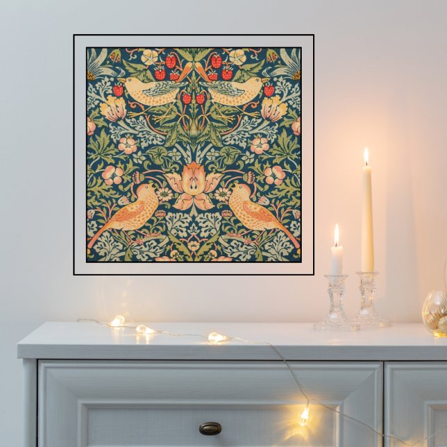 William Morris wood wall decoration art  (Creator Uploaded)