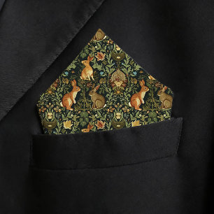 William Morris Woodland Floral Rabbits Christmas Bandana