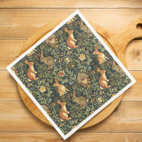 William Morris Woodland Floral Rabbits Christmas