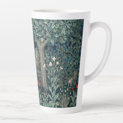William Morris Woodland Tapestry Deer Stag Latte Mug