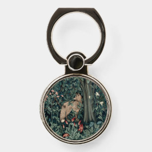 William Morris Woodland Tapestry Fox Phone Ring Stand