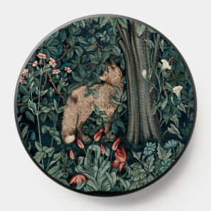 William Morris Woodland Tapestry Fox PopSocket