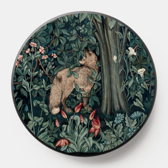 William Morris Woodland Tapestry Fox PopSocket (Popsocket)