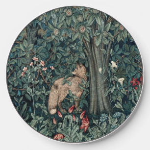 William Morris Woodland Tapestry Fox Wireless Charger