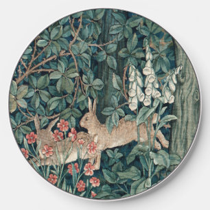 William Morris Woodland Tapestry Rabbits Wireless Charger