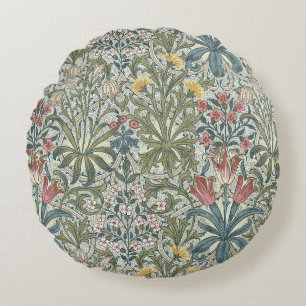 William Morris Woodland Weeds Round Pillow