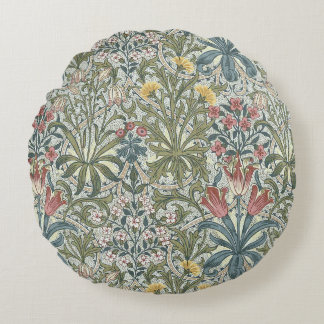 William Morris Woodland Weeds Round Pillow