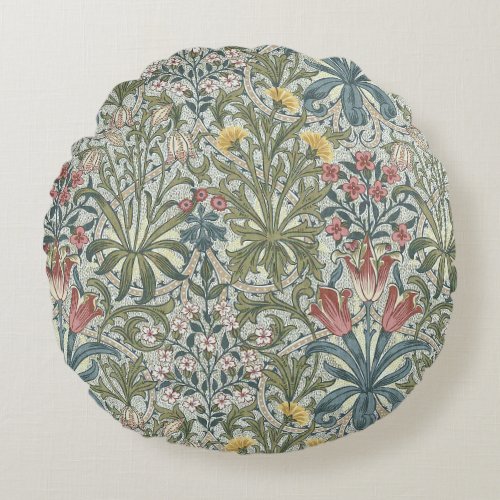 William Morris Woodland Weeds Round Pillow