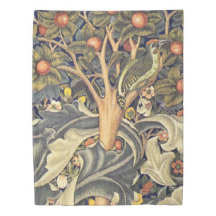 William Morris Woodpecker Pattern Duvet Cover
