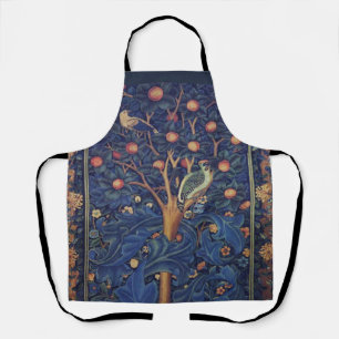 William Morris Woodpecker Tapestry Arts & Crafts Apron