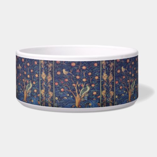 William Morris Woodpecker Tapestry Birds Floral Bowl