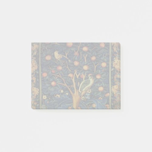 William Morris Woodpecker Tapestry Birds Floral Post_it Notes