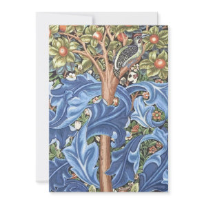 William Morris Woodpecker Tapestry Floral Vintage