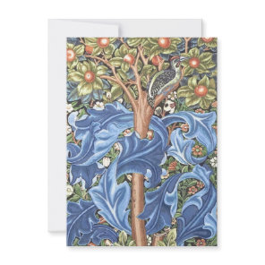 William Morris Woodpecker Tapestry Floral Vintage