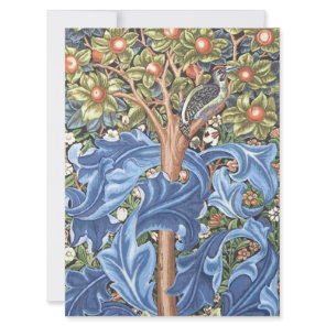 William Morris Woodpecker Tapestry Floral Vintage