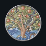 William Morris Woodpecker Tapestry Floral Vintage Candy Tin<br><div class="desc">William Morris Woodpecker Tapestry Floral Vintage Art It shows a woodpecker sitting in the branch of a fruit tree and features a distinctive ornate background of blue leaves and orange fruit. Art by William Morris Movement: British Arts and Crafts / Art Nouveau Beautiful ornate artistic floral vintage fine art pattern...</div>