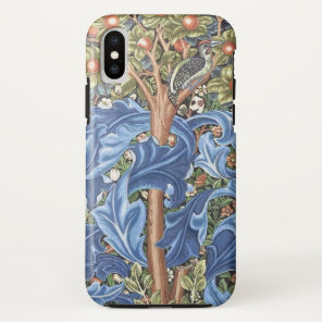 William Morris Woodpecker Tapestry Floral Vintage iPhone X Case