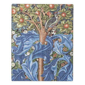 William Morris Woodpecker Tapestry Floral Vintage Jigsaw Puzzle