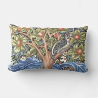 William Morris Woodpecker Tapestry Floral Vintage