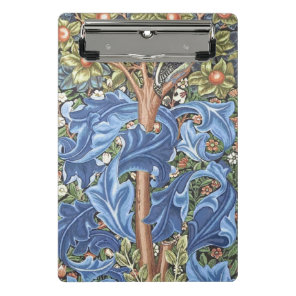 William Morris Woodpecker Tapestry Floral Vintage Mini Clipboard