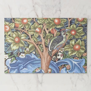 William Morris Woodpecker Tapestry Floral Vintage Paper Pad