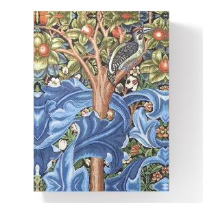 William Morris Woodpecker Tapestry Floral Vintage Paperweight