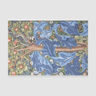 William Morris Woodpecker Tapestry Floral Vintage Tissue Paper