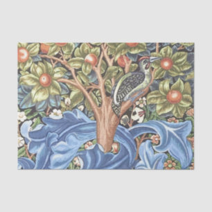 William Morris Woodpecker Tapestry Floral Vintage Tissue Paper
