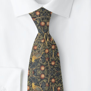 William * Morris WoodPecker Tree Neck Tie