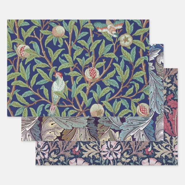 William Morris Wrapping Paper Sheets (Set)