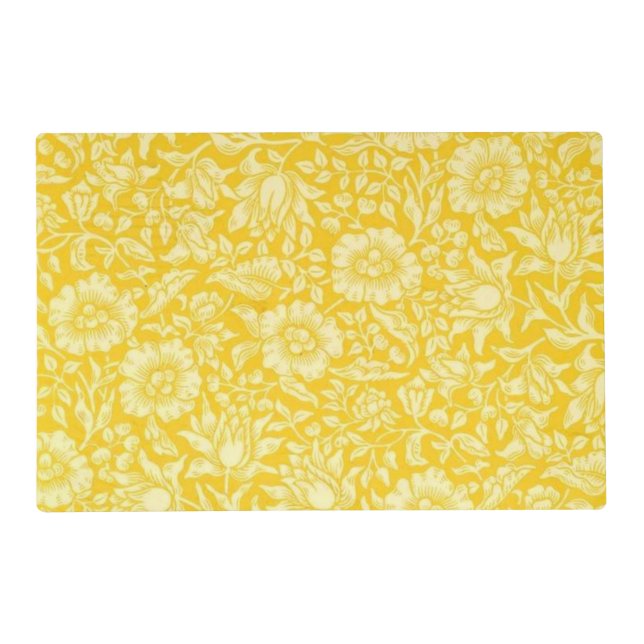 William Morris - Yellow Mallow Placemat (Front)
