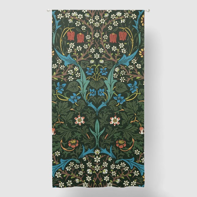 William Morris's (1834-1896) Tulip pattern. Blackout Curtains (Front)