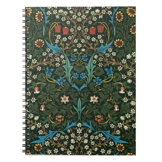 William Morris's (1834-1896) Violet and Columbine  Notebook (Front)
