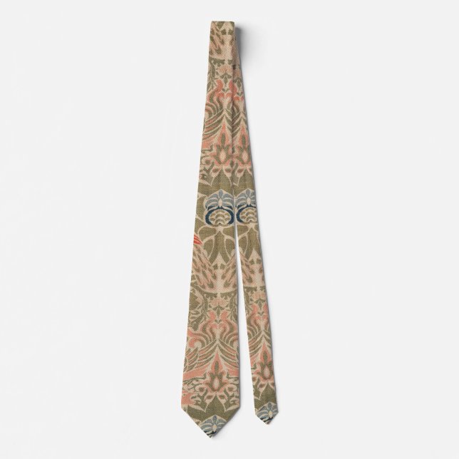 William morris's birds famous pattern neck tie (Front)
